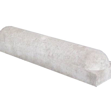 Parkeerband / Stootband 18x20x100 grijs dubbelkop