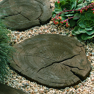 Staptegel boomschijf Timberstone ca. 35-45cm rond Op=Op (uitverkocht 30-6-25)