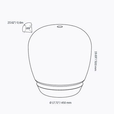 Big Voque Ø450mm 100-230V