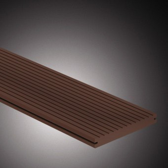 Composiet Loopdekdeel massief 2,3 x 19,6 x 300 donkerbruin