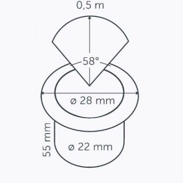 Hyve 22 incl. Ring 28 Black