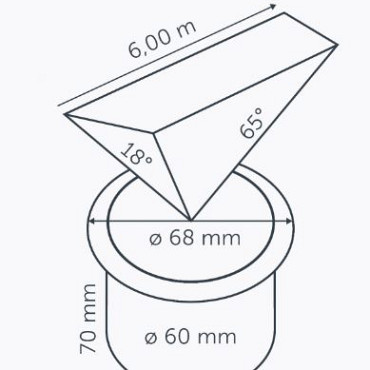 Big Flux 60 Asymmetric (zonder ring 68)
