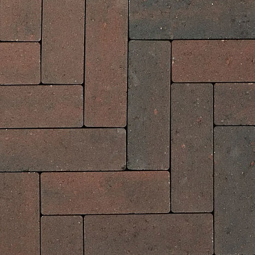 Strackstone Dikformaat 7x21x8 Antra-Rood Genuanceerd