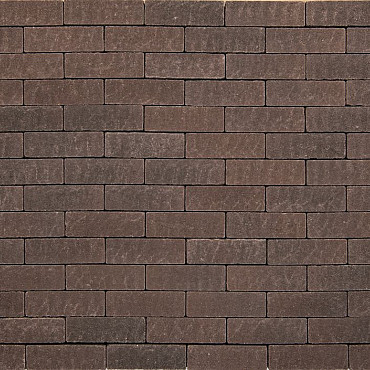 Bricklook Retro Dikformaat 7x21x8 bruin-zwart