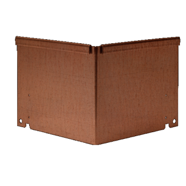 Kantopsluiting Single 16,5cm Corten (hoekstuk) inwendig