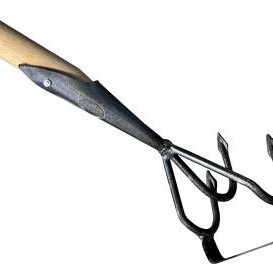 Cultihak met 3 gesmede tanden met 155cm steel