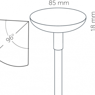 Mini Sway Light Head Pearl Grey