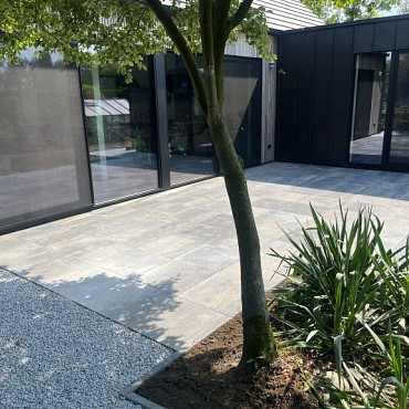 Infinito Trendy 60x60x4,4 Lichtgrijs-Genuanceerd Partij aanbieding Op=Op