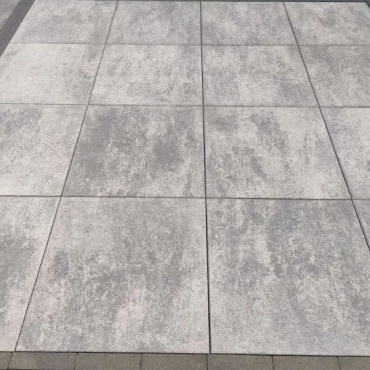 Trippel T 80x80x4 Grijs nuance