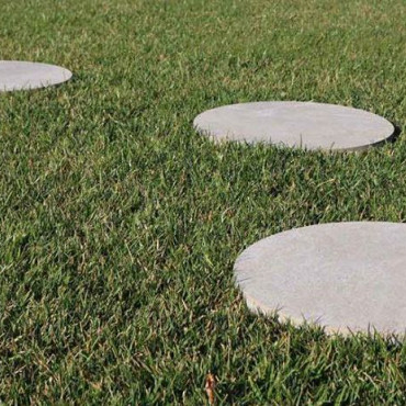 Ronde staptegel keramiek ca. Ø 37,5cm Beige