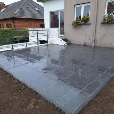 Kera Linea 2in1 60x60x4 Medium Grey HK Partij Op=Op