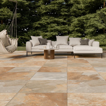 Cerasun 60x60x4 Savona Multi Anthracite