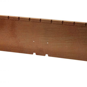 Kantopsluiting Single (FLEX) 16,5x300cm Corten (exclusief koppelspies + zelftappers)