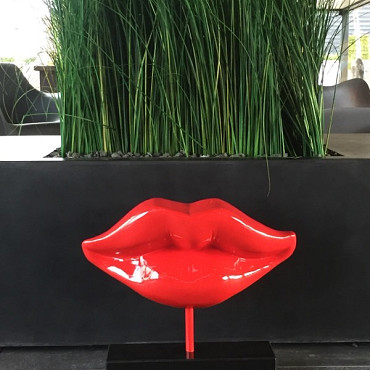 Beeld - Rode lip 37cm