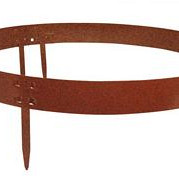 Corten staal 10,2 Garden RING ¢76x10,2 (1 deel incl 4 pennen) Op=Op