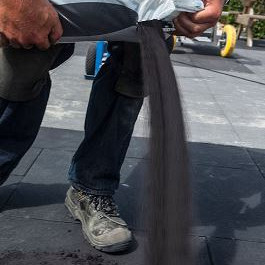 Onkruidarm inveegzand 20kg Basalt/Antraciet