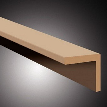 Composiet hoekprofiel bruin 4 x 4 x 300