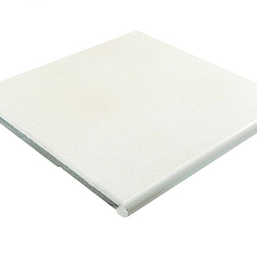 Zwembadrand Manhattan 60x60x4 White recht