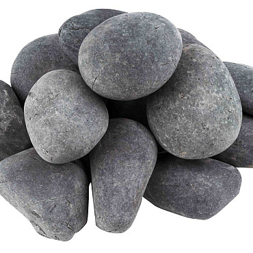 Beach pebbles (minigaas) sierkei 12-15 cm zwart Op=Op