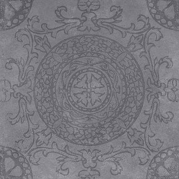 GeoCeramica 60x60x4 Symbol Circle Black (uit assortiment 2023)