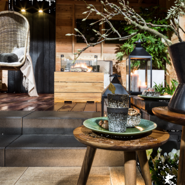 Traptrede GeoFacetto 15x35x100 Milano/Zwart