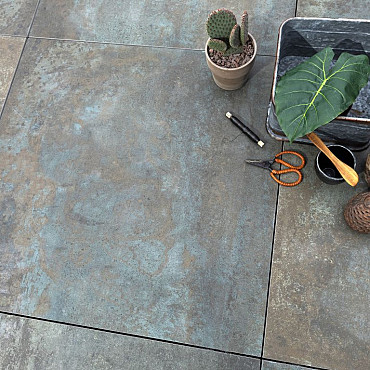 GeoCeramica 80x80x4 Copper Steel