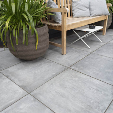 GeoCeramica 100x100x4 Concreet Smoke (uit assortiment 2026)
