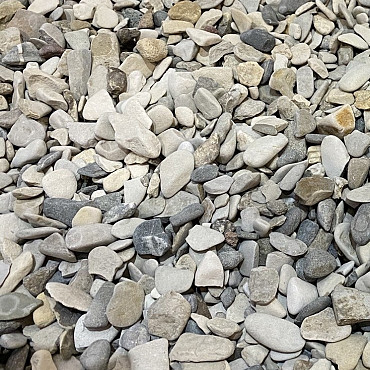 Flach Corn Grey 8-16mm per m³ ONVERPAKT (ca. 1400kg per m³)