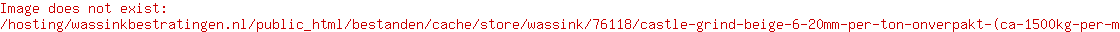 Castle Grind Beige 6-20mm per ton ONVERPAKT (ca. 1500kg per m³)