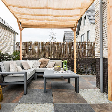GeoCeramica ca. 30x120x4 Corten Steel HK Partij Op=Op (uitverkocht 13-9-23)