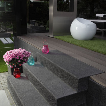 Traptrede GeoFacetto 15x35x100 Milano/Zwart