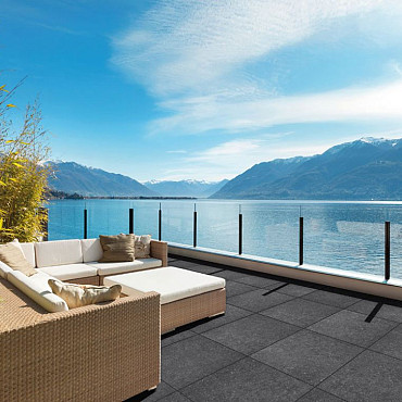 GeoCeramica 60x60x4 BB stone Black