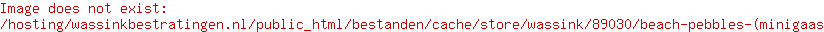 Beach pebbles (minigaas) sierkei 5-7 cm zwart Op=Op