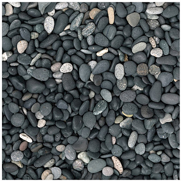 Beach Pebbles Zwart 8-16mm BB (ca. 800kg)
