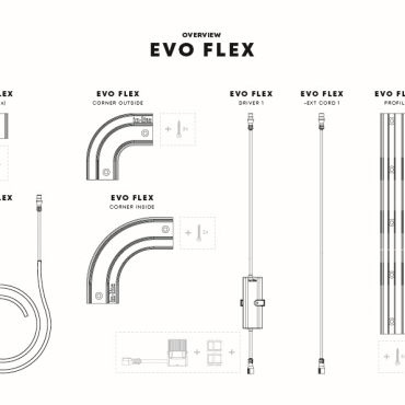 Driver 1 (een essentieel accessoire voor montage van EVO FLEX 1, 2, 3)
