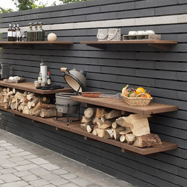 Moodul 60x30x7.5 cm afdeksteen Black