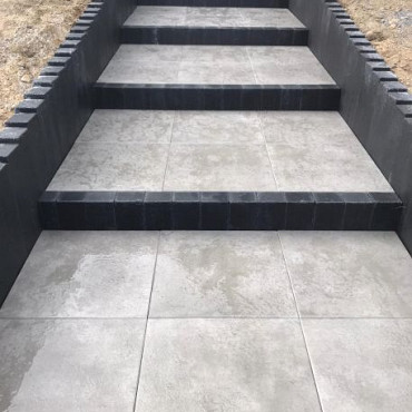 Stapelblok Strak 11x14x60 Antraciet (Zomeraanbieding)