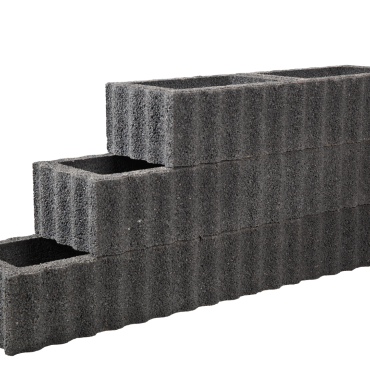 Rechthoekflor 30x40x25 antraciet