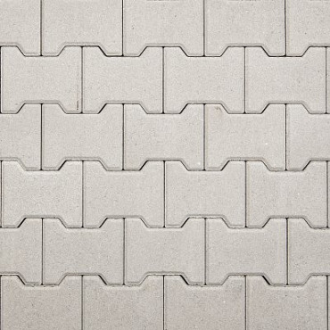 H-verbandsteen half 9,9x16,3x8 Grijs (R)