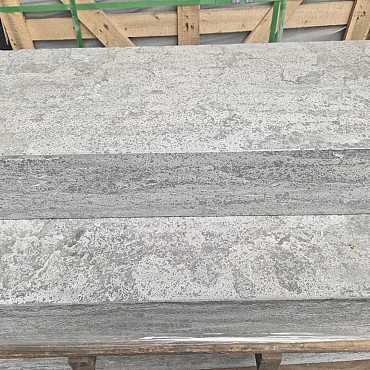 Traptrede Natuursteen Blue Moon Piazzo 15x35x100 Op=Op