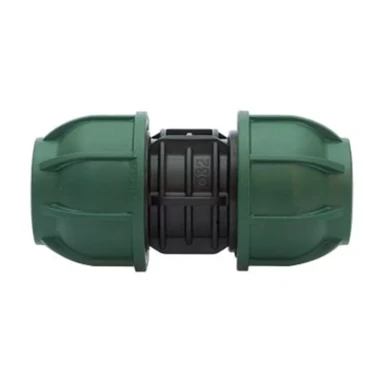 Stadex PP, Irrigatie PE klemkoppeling, Recht 25 x 25 mm, PN10, groene wartel (s)