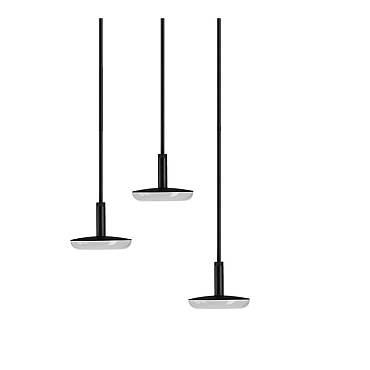 Sway Pendant 100-230V Triple Black + Base Triple