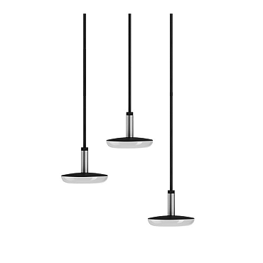 Sway Pendant 100-230V Triple Pearl Grey + Base Triple