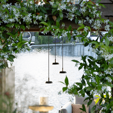 Sway Pendant 100-230V Pearl Grey + Base 1