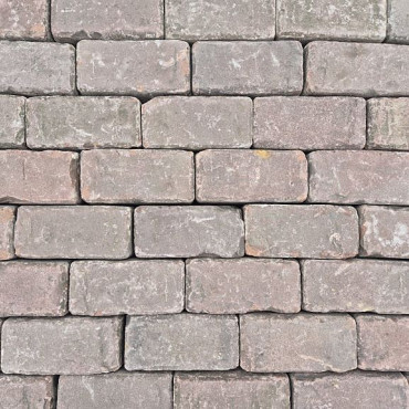 Oud gebakken Klinkerkei KKVH Rood-Paars (op pallet)