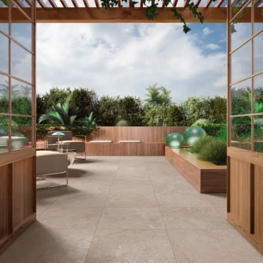 GeoCeramica 80x80x4 Framework Stone Taupe