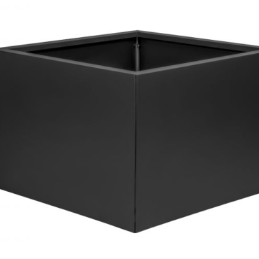 Bloembak vlak - GRAFIET ZWART 60x60x60cm