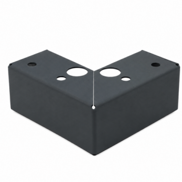 Poten set - ANTRACIET 5cm hoog