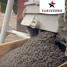 Varistone Drainagemortel DM 2-6, inhoud 20 ton Silo, prijs per ton