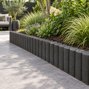 Palissadenband °6x25x50 zwart
